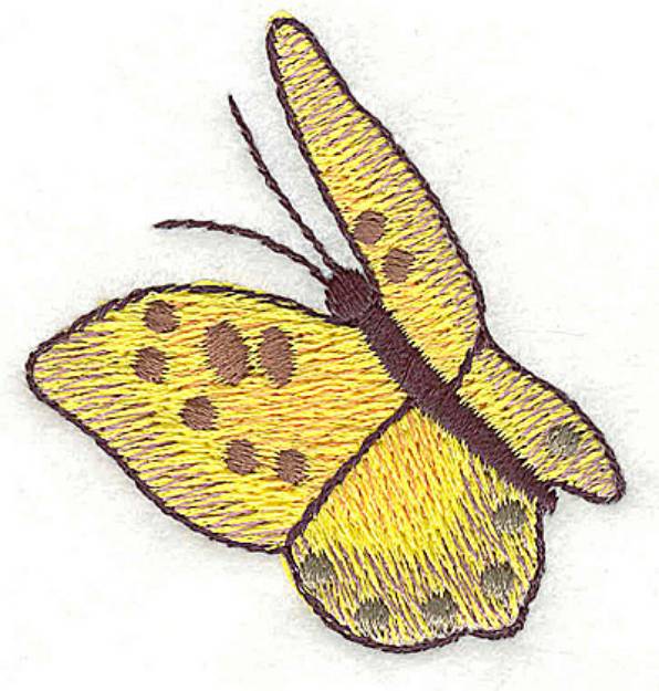 Picture of Butterfly In Flight Machine Embroidery Design
