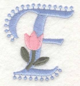 Picture of Fancy Floral E Machine Embroidery Design