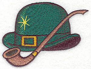 Picture of Irish Derby And Pipe Machine Embroidery Design