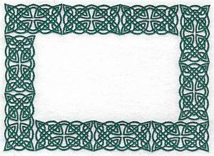 Picture of Celtic Rectangle Border Machine Embroidery Design