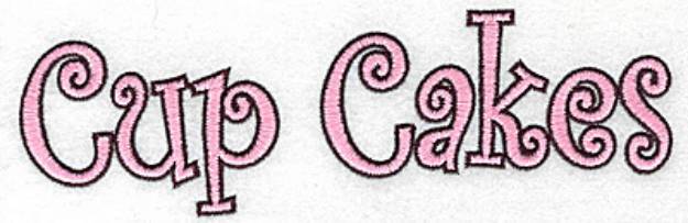 Picture of Cup Cakes Machine Embroidery Design