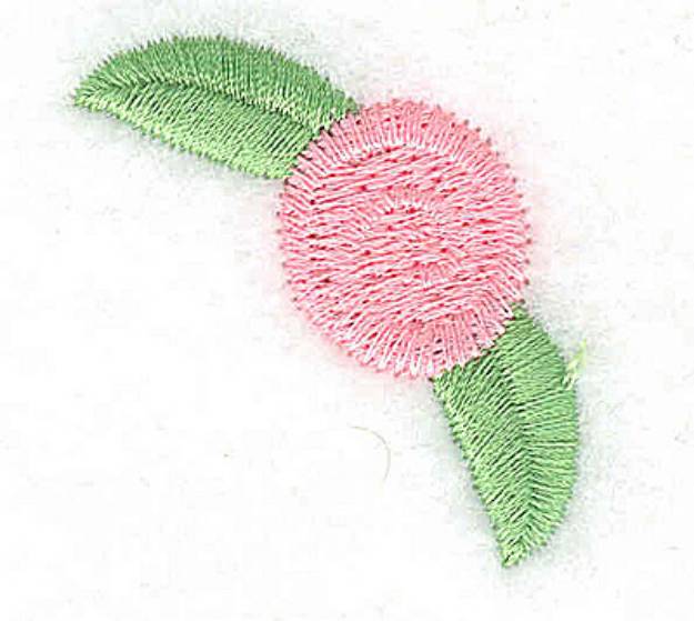 Picture of Pink Rosette Machine Embroidery Design