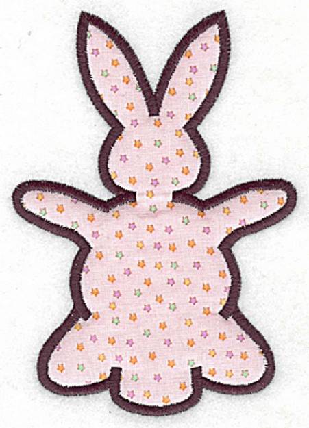 Picture of Bunny Applique Machine Embroidery Design