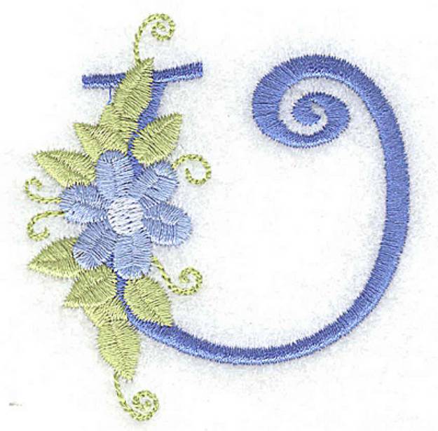 Picture of Monogram Flowers U Machine Embroidery Design