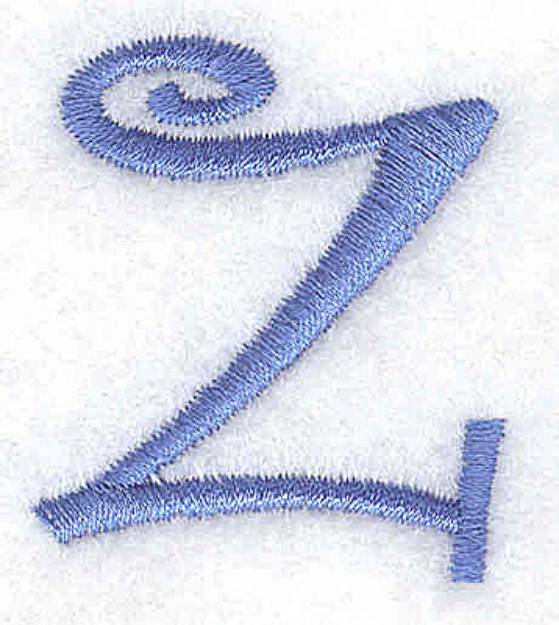 Picture of Z Lower Case Machine Embroidery Design