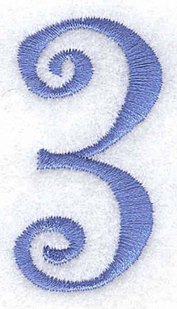 Picture of 3 Number Machine Embroidery Design