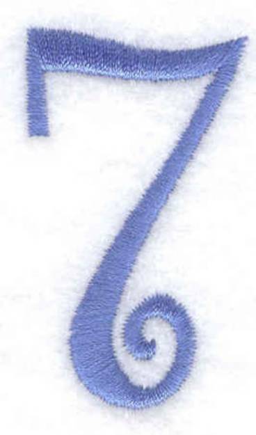 Picture of 7 Number Machine Embroidery Design