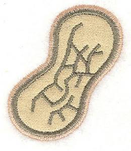 Picture of Peanut Applique Machine Embroidery Design