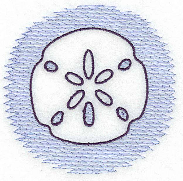 Picture of Sand Dollar Machine Embroidery Design