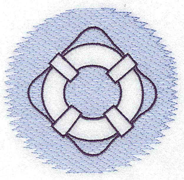 Picture of Safety Buoy Machine Embroidery Design