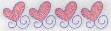 Picture of Row of Hearts Machine Embroidery Design