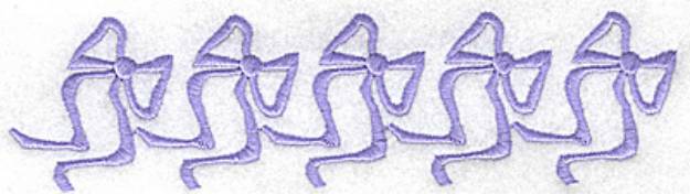 Picture of Ribbon Row Machine Embroidery Design