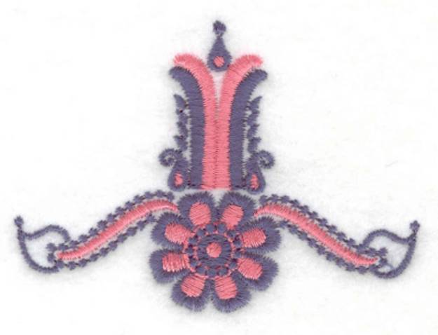 Picture of Single Flower Design Machine Embroidery Design