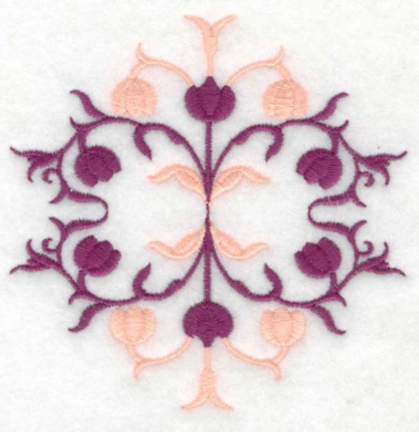 Picture of Tulip Design Machine Embroidery Design