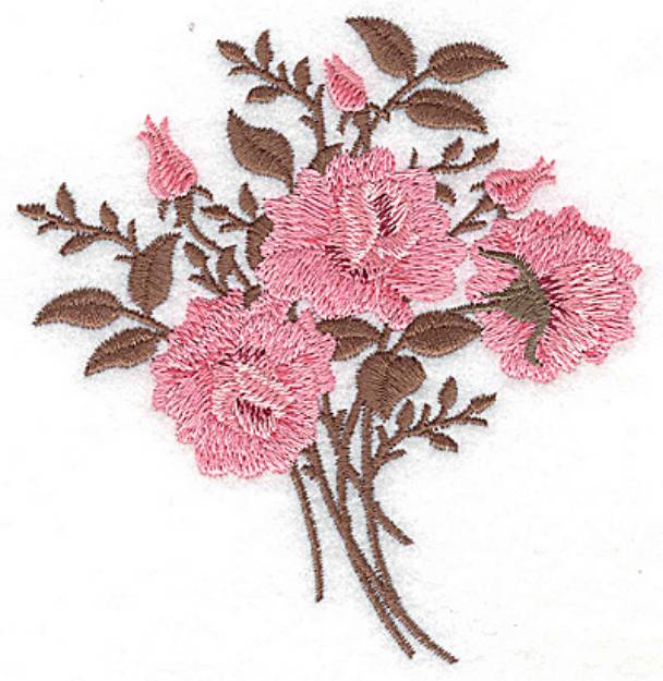 Picture of Three roses Machine Embroidery Design
