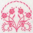 Picture of Floral Motif Machine Embroidery Design