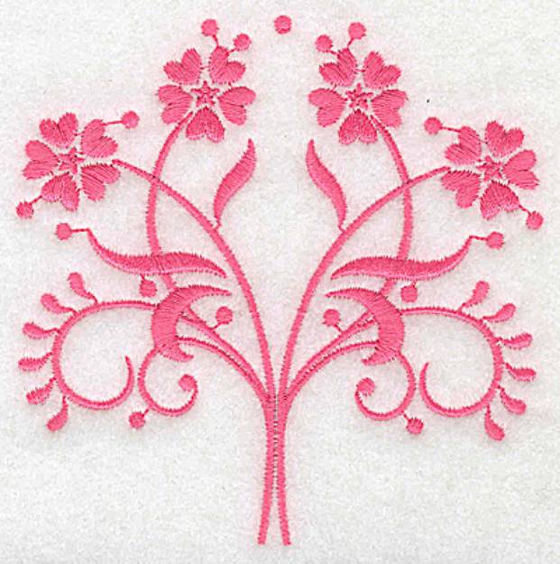 Picture of Design Of Flowers Machine Embroidery Design