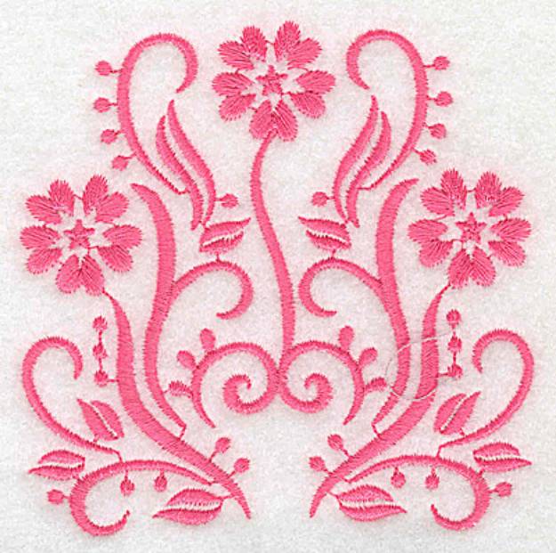 Picture of Three Blooms Machine Embroidery Design