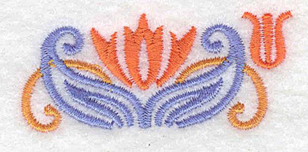 Picture of Mini Flower Border Machine Embroidery Design