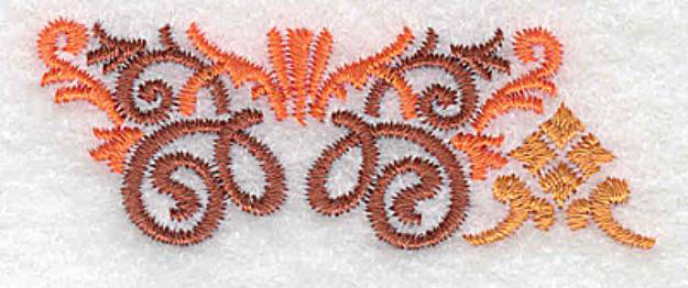 Picture of Mini Swirl Border Machine Embroidery Design