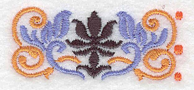 Picture of Mini Floral Border Machine Embroidery Design