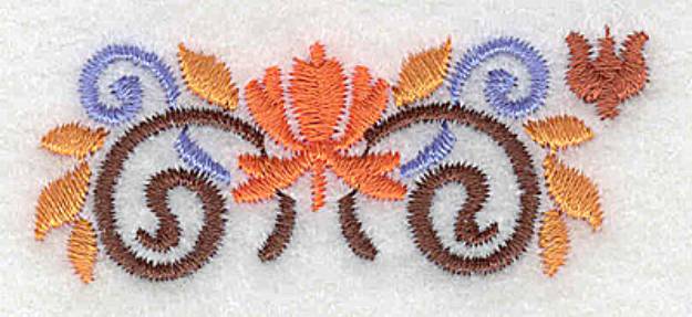 Picture of Mini Floral Border Machine Embroidery Design