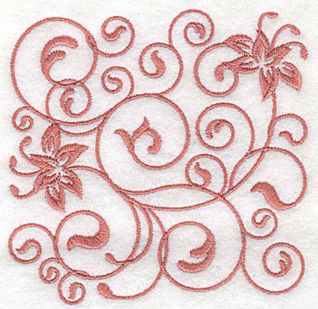 Picture of Swirl Design Machine Embroidery Design