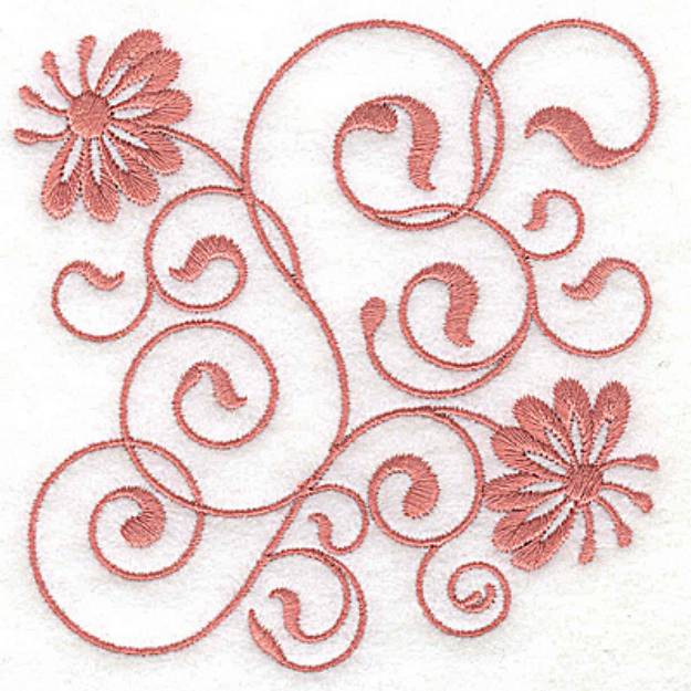 Picture of Scroll Design Machine Embroidery Design