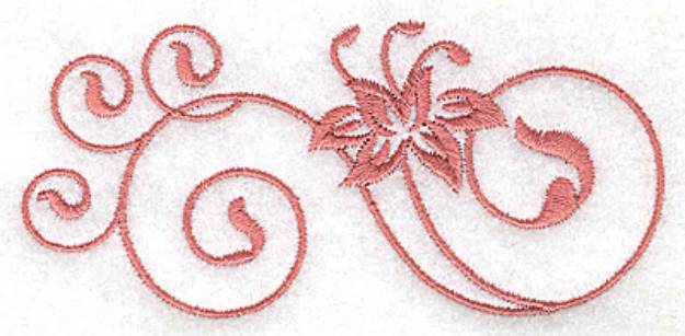 Picture of Floral Decoration Machine Embroidery Design
