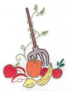 Picture of Pitchfork Harvest Design Machine Embroidery Design