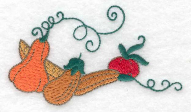 Picture of Tomato & Gourds Machine Embroidery Design