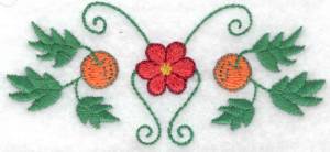 Picture of Flower & Fruit Design Machine Embroidery Design