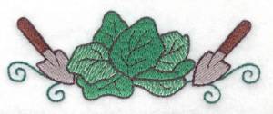 Picture of Lettuce & Trowels Machine Embroidery Design