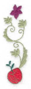 Picture of Blower & Apple Border Machine Embroidery Design