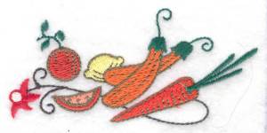 Picture of Veggies & Fruit Machine Embroidery Design