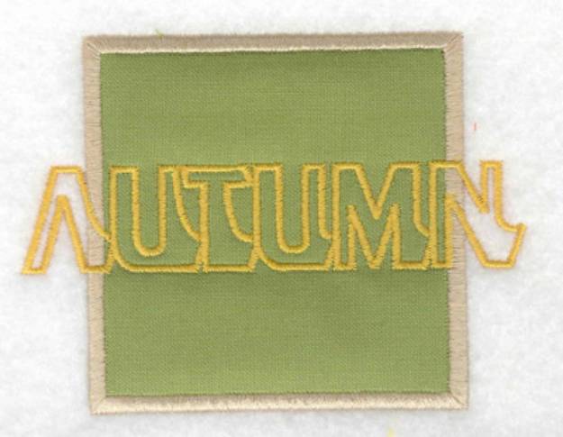 Picture of Autumn Applique Machine Embroidery Design