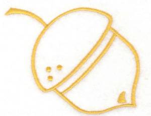 Picture of Acorn Outline Machine Embroidery Design