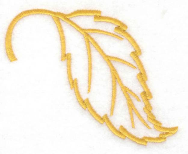 Picture of Beech Leaf Outline Machine Embroidery Design