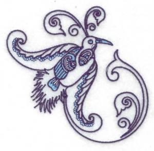 Picture of Lovely Bird Machine Embroidery Design