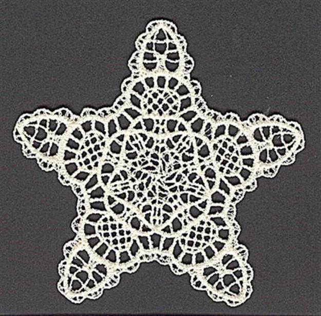 Picture of FSL Star Shape Machine Embroidery Design