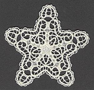 Picture of FSL Delicate Star Machine Embroidery Design