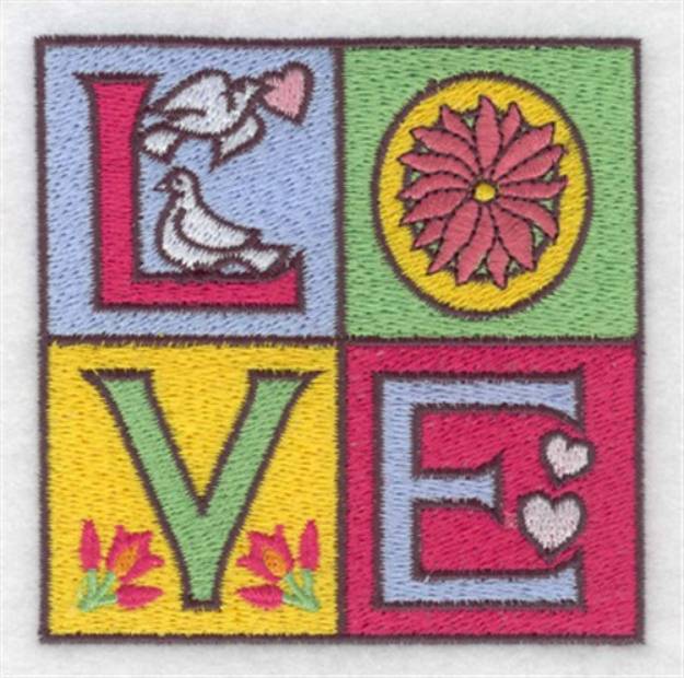 Picture of LOVE Machine Embroidery Design