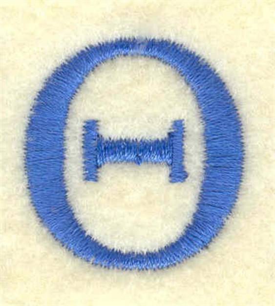 Picture of Theta Small Machine Embroidery Design