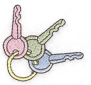 Picture of Key Ring Toy Machine Embroidery Design