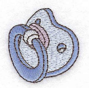 Picture of Small Boy Pacifier Machine Embroidery Design