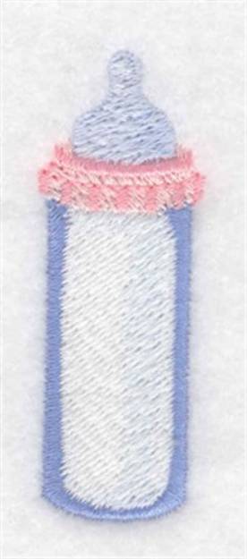 Picture of Small Baby Bottle Machine Embroidery Design