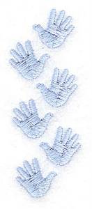 Picture of Boy Handprints Machine Embroidery Design