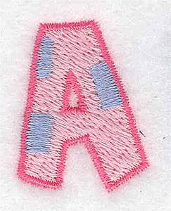Picture of Baby Alphabet A Machine Embroidery Design