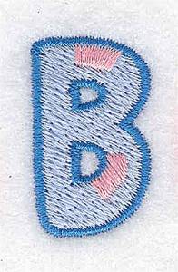 Picture of Baby Alphabet B Machine Embroidery Design