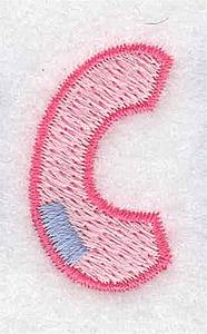 Picture of Baby Alphabet C Machine Embroidery Design
